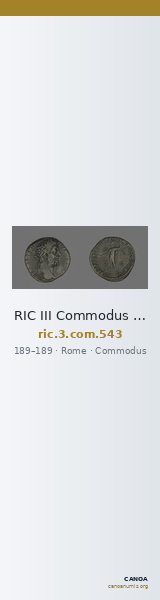 RIC III Commodus 543 — CANOA