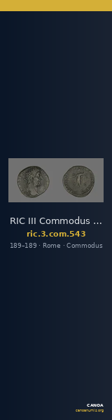 RIC III Commodus 543 — CANOA