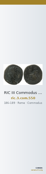 RIC III Commodus 550 — CANOA