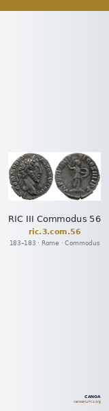 RIC III Commodus 56 — CANOA