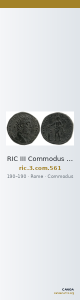 RIC III Commodus 561 — CANOA