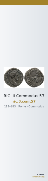 RIC III Commodus 57 — CANOA
