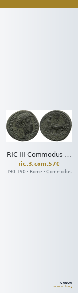RIC III Commodus 570 — CANOA