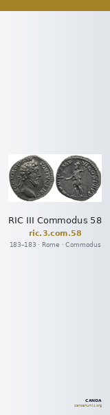 RIC III Commodus 58 — CANOA