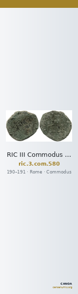 RIC III Commodus 580 — CANOA
