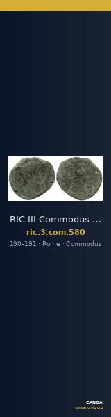 RIC III Commodus 580 — CANOA