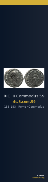 RIC III Commodus 59 — CANOA