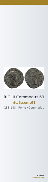 RIC III Commodus 61 — CANOA