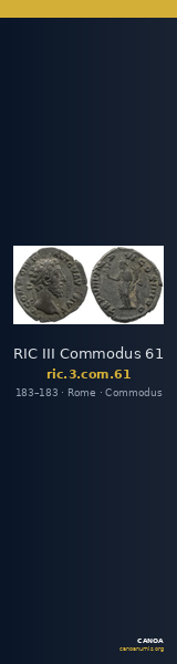 RIC III Commodus 61 — CANOA