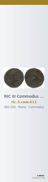 RIC III Commodus 611 — CANOA