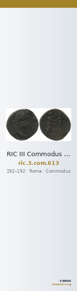 RIC III Commodus 613 — CANOA