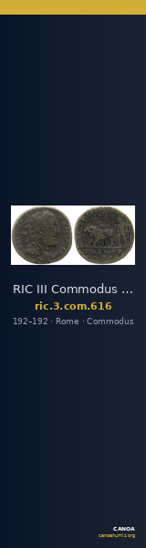 RIC III Commodus 616 — CANOA