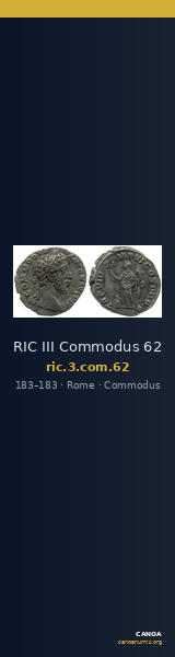 RIC III Commodus 62 — CANOA