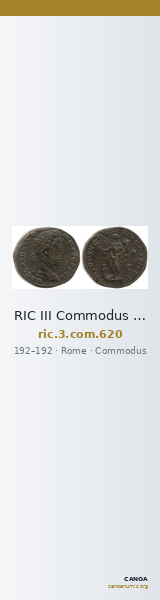 RIC III Commodus 620 — CANOA