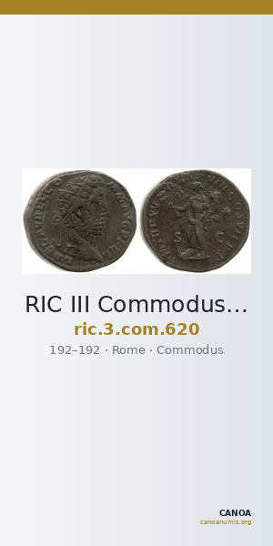 RIC III Commodus 620 — CANOA