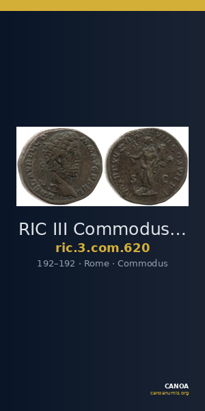 RIC III Commodus 620 — CANOA