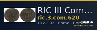 RIC III Commodus 620 — CANOA