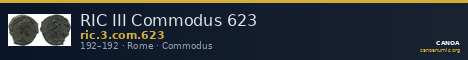 RIC III Commodus 623 — CANOA