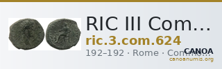 RIC III Commodus 624 — CANOA