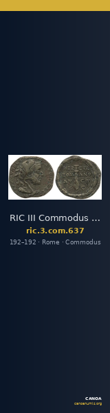 RIC III Commodus 637 — CANOA