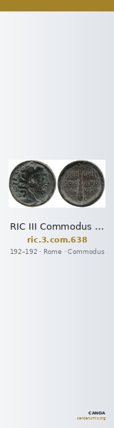RIC III Commodus 638 — CANOA