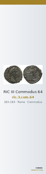 RIC III Commodus 64 — CANOA