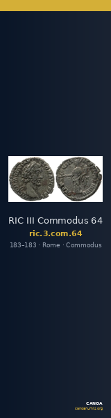 RIC III Commodus 64 — CANOA