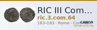 RIC III Commodus 64 — CANOA
