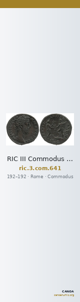 RIC III Commodus 641 — CANOA