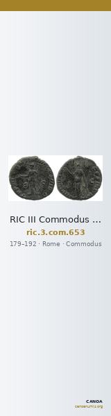 RIC III Commodus 653 — CANOA