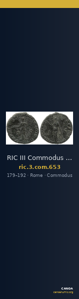 RIC III Commodus 653 — CANOA