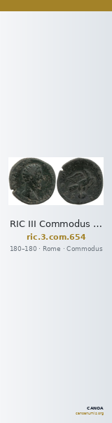 RIC III Commodus 654 — CANOA