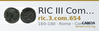RIC III Commodus 654 — CANOA