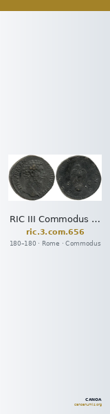 RIC III Commodus 656 — CANOA