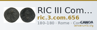 RIC III Commodus 656 — CANOA