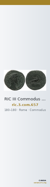 RIC III Commodus 657 — CANOA