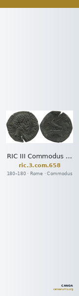 RIC III Commodus 658 — CANOA