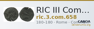 RIC III Commodus 658 — CANOA