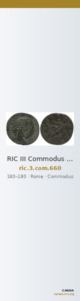RIC III Commodus 660 — CANOA
