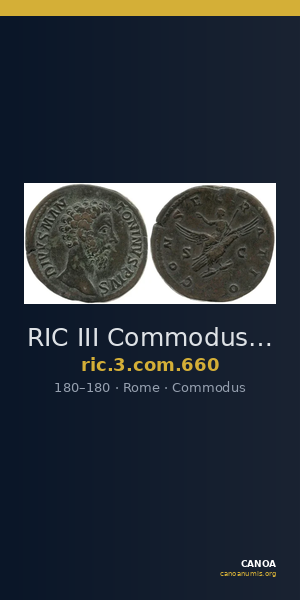 RIC III Commodus 660 — CANOA