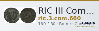 RIC III Commodus 660 — CANOA