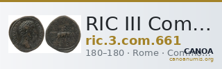 RIC III Commodus 661 — CANOA