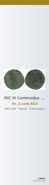 RIC III Commodus 662 — CANOA