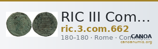RIC III Commodus 662 — CANOA