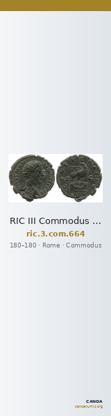 RIC III Commodus 664 — CANOA
