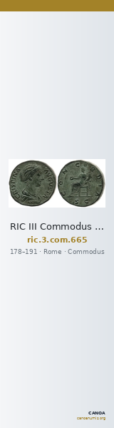 RIC III Commodus 665 — CANOA
