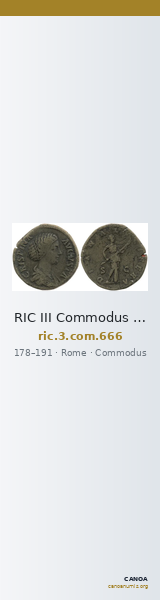 RIC III Commodus 666 — CANOA