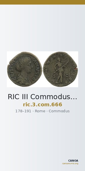 RIC III Commodus 666 — CANOA