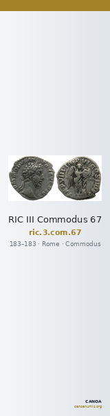 RIC III Commodus 67 — CANOA