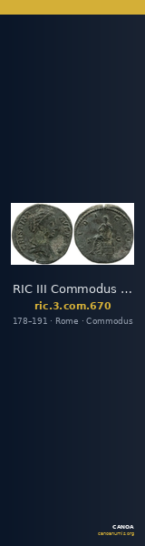 RIC III Commodus 670 — CANOA